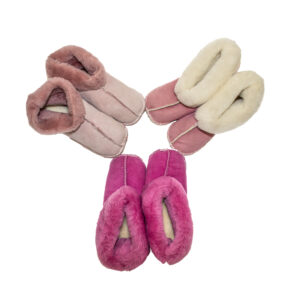 Ladies Snuggie Sheepskin Slippers – Various Colors