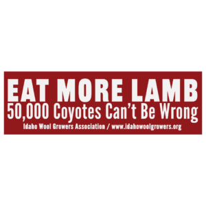 "Eat More Lamb" Bumper Sticker